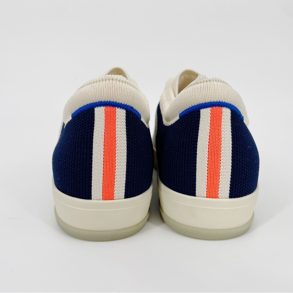 Rothy’s The Lace Up Sneakers Classic Navy & Off White Cream - Picture 5 of 5